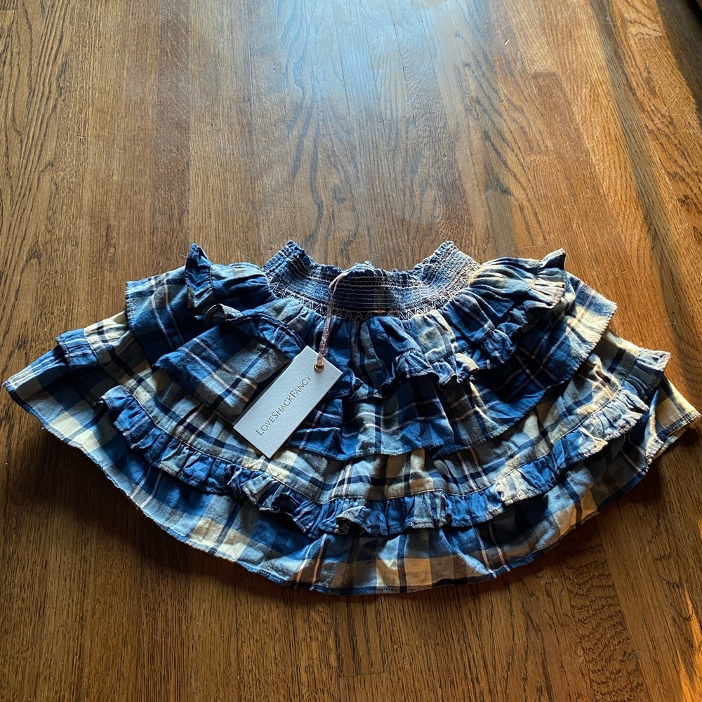 New with Tags Girls Love Shack Fancy Billie Skirt